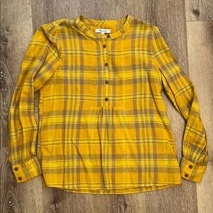 NWT - Madewell Plaid Popover Shirt
